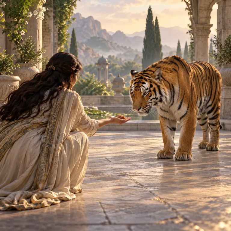 Dream of Feeding a Hungry Tiger by Hand